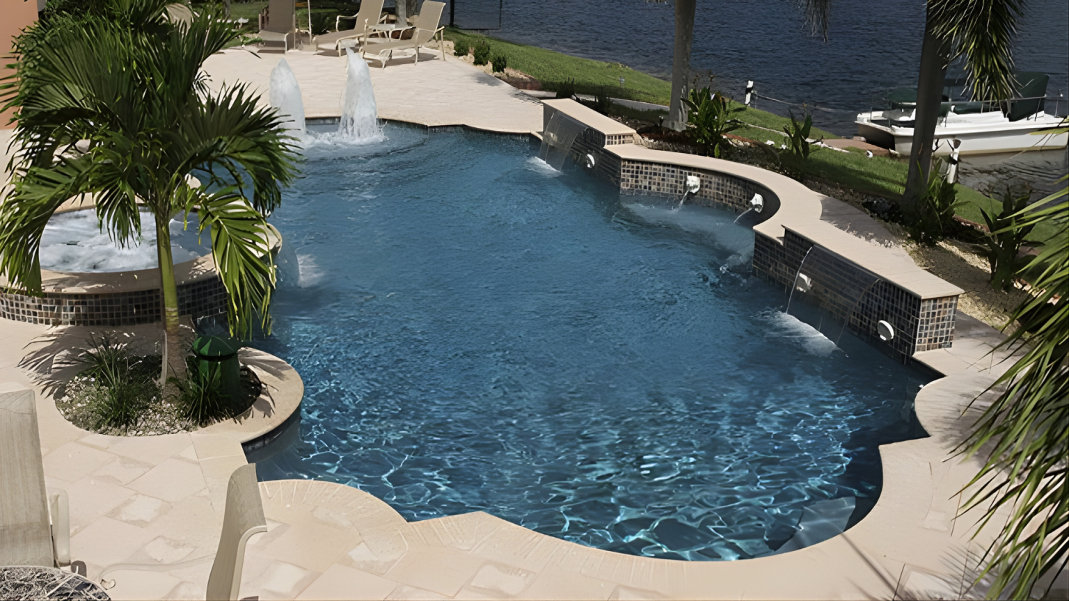 AQUA Custom Pools and Spas residential pool project