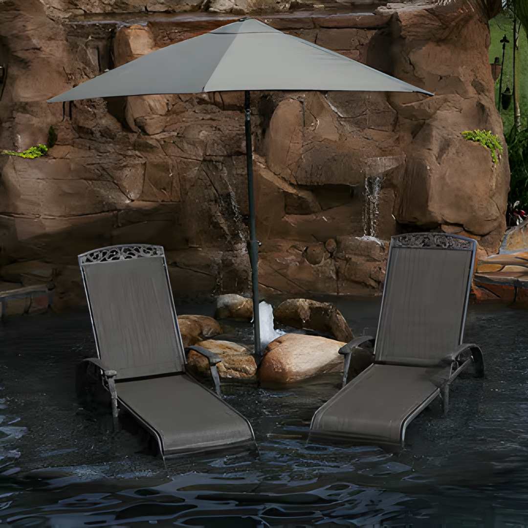 Lagoon Style pool by Aqua Custom Pools in Altamonte Springs FL