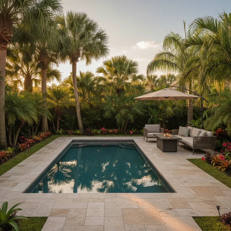 What is the best pool shape for a small backyard