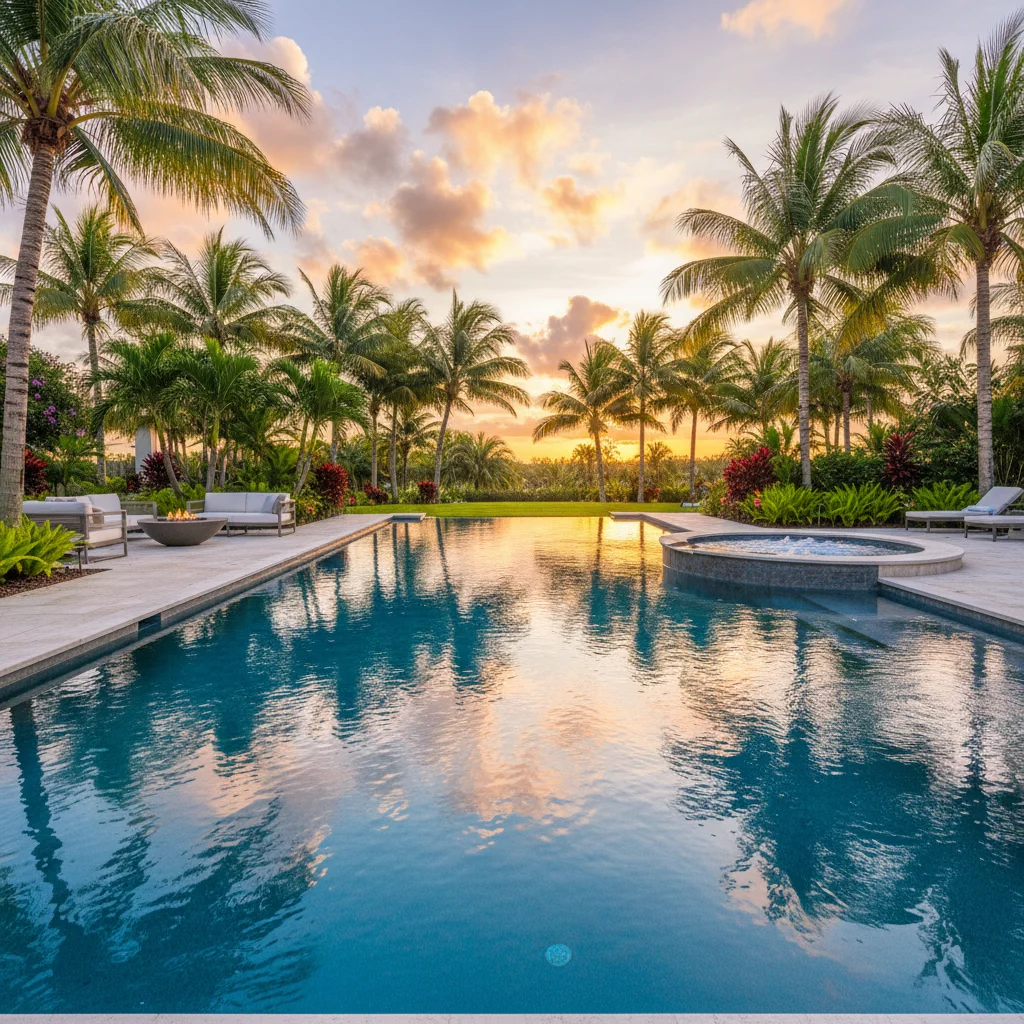 Can you build an infinity pool on flat ground | Aqua Custom Pools