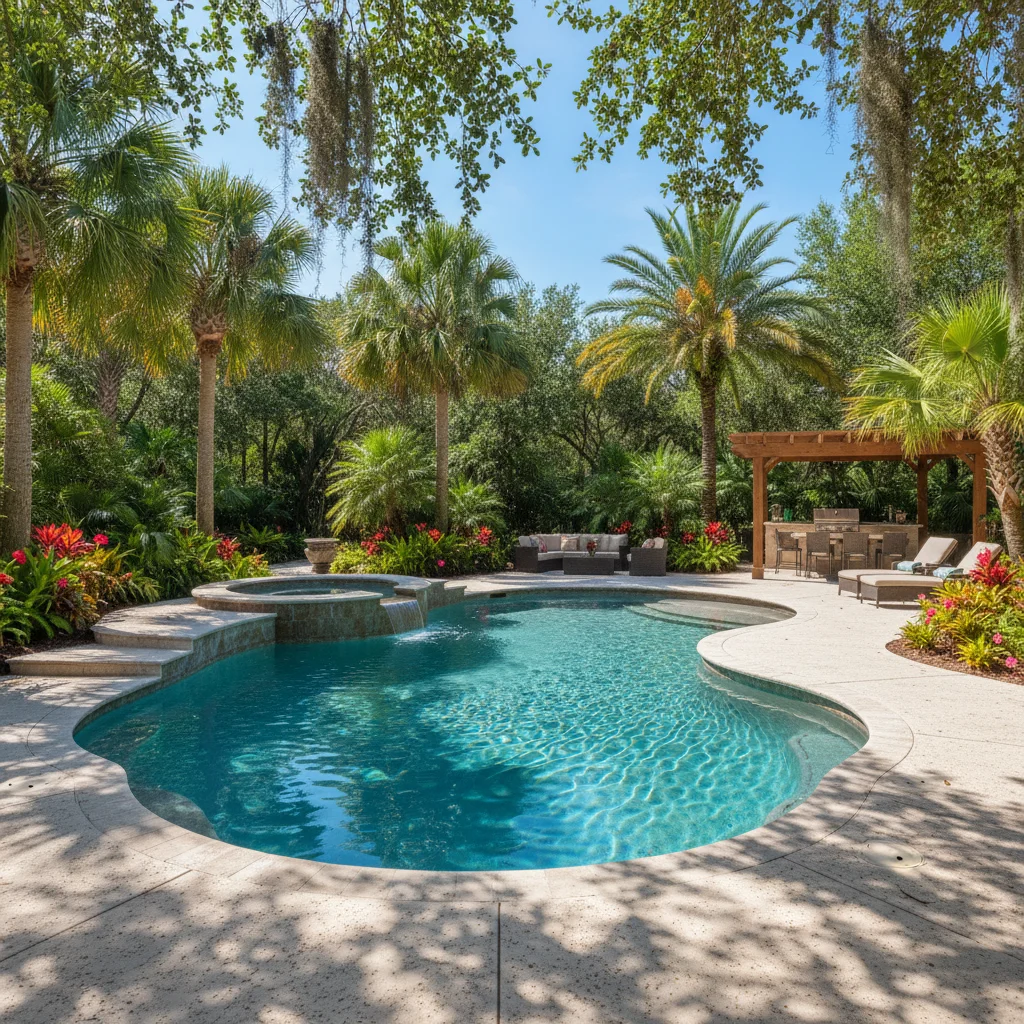 Gunite vs fiberglass pool in Florida | Aqua Custom Pools