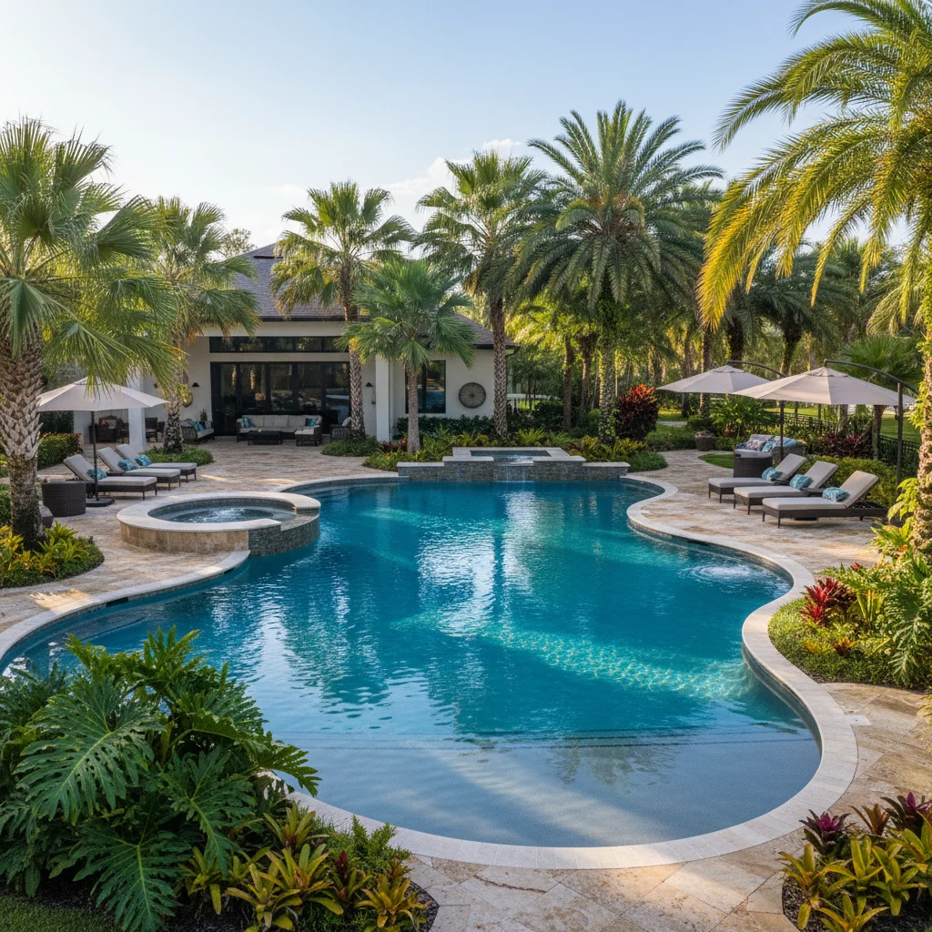 How deep can you build a residential pool in Florida | Aqua Custom Pools
