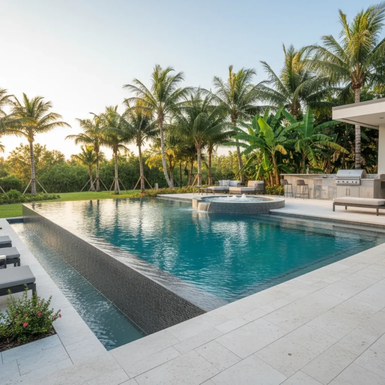 How does an infinity pool work