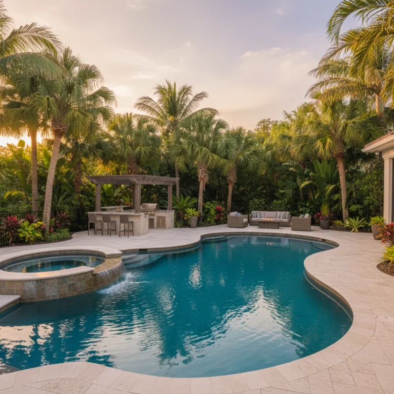 How long does it take to build a custom pool in Florida