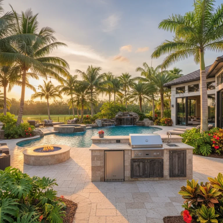 How much does an outdoor kitchen cost in Florida
