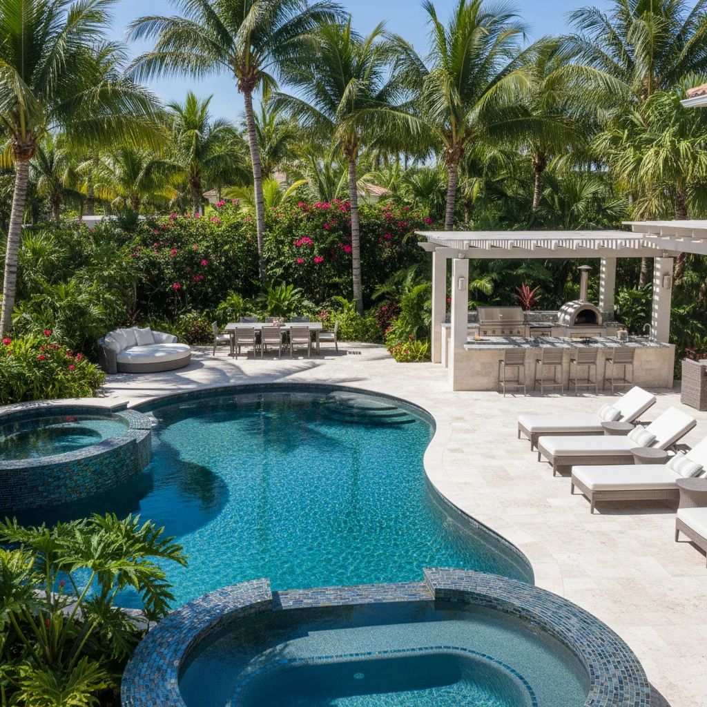 Infinity Pool Builder Bartow FL | Vanishing Edge Pool Design