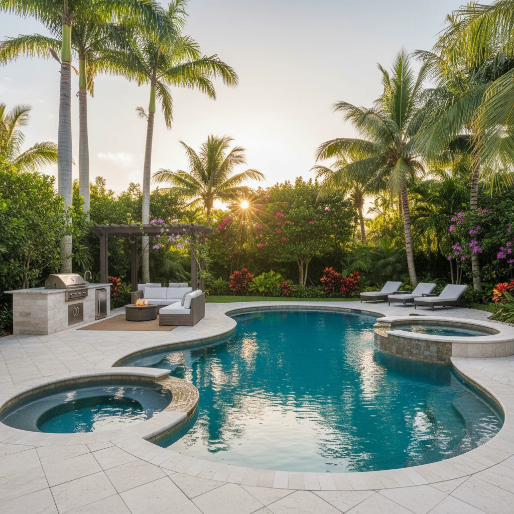 Infinity Pool Builder Belle Isle FL | Vanishing Edge Pool Design