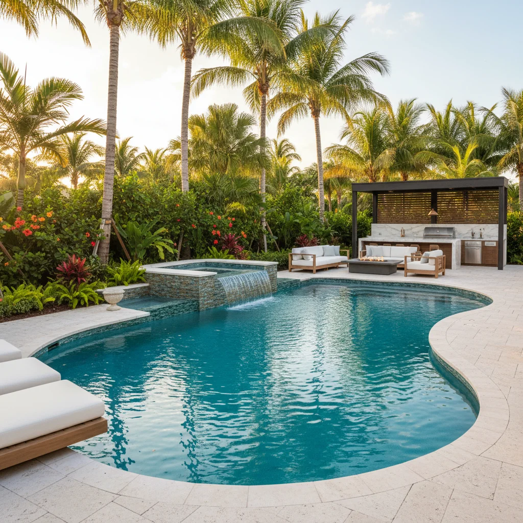 Infinity Pool Builder Campbell FL | Vanishing Edge Pool Design