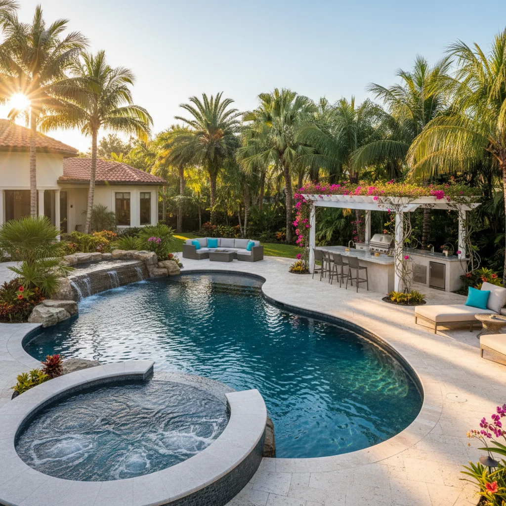Infinity Pool Builder Celebration FL | Vanishing Edge Pool Design