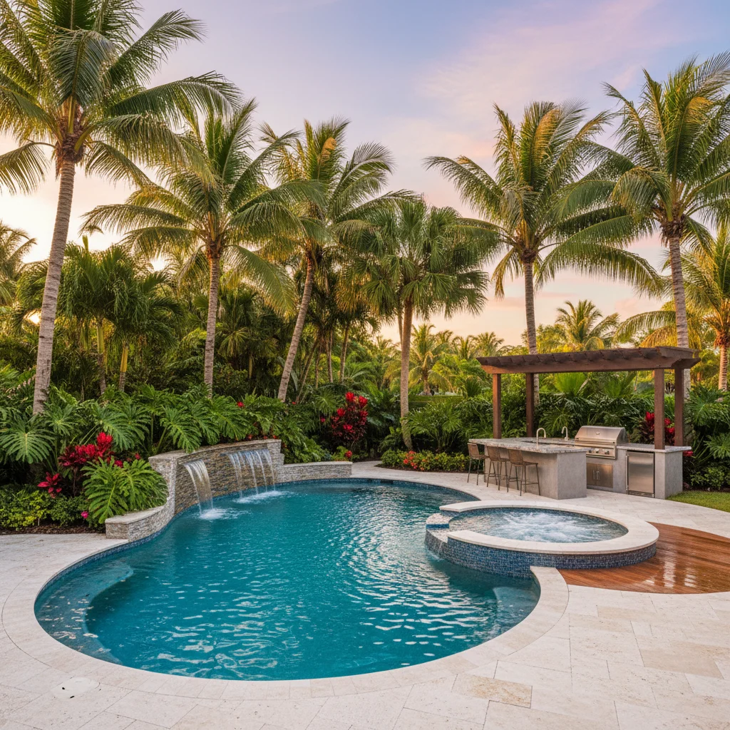 Infinity Pool Builder Cocoa Beach FL | Vanishing Edge Pool Design