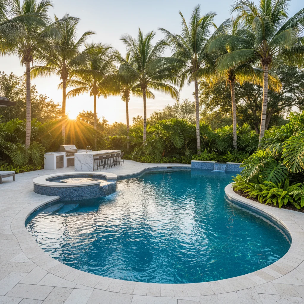 Infinity Pool Builder Cocoa FL | Vanishing Edge Pool Design