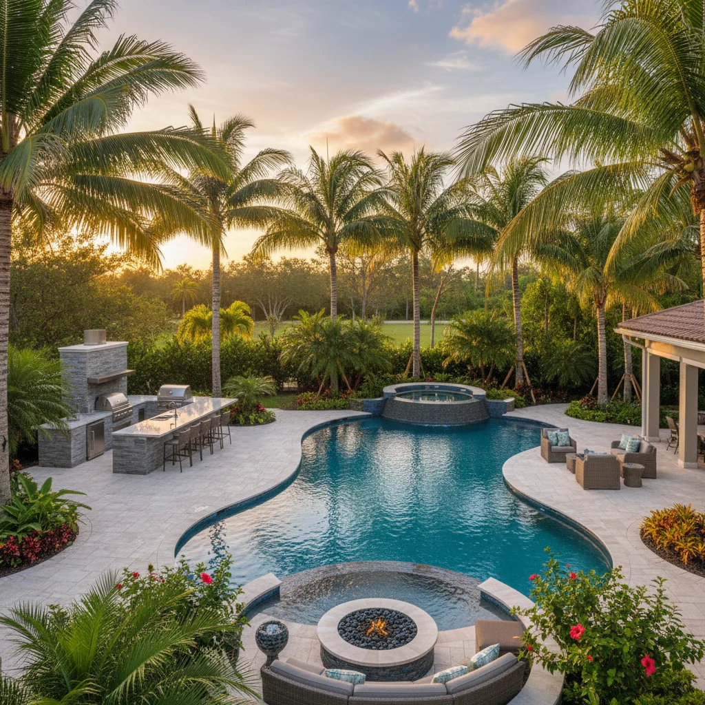 Infinity Pool Builder Davenport FL | Vanishing Edge Pool Design