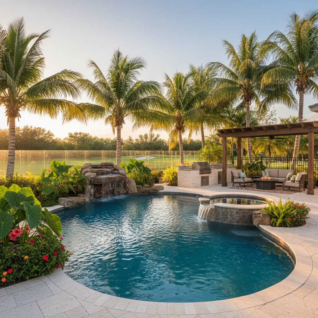 Infinity Pool Builder Doctor Phillips FL | Vanishing Edge Pool Design