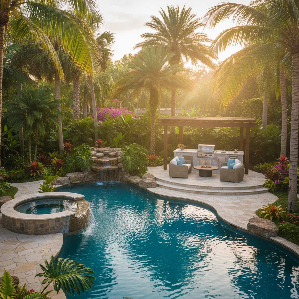 Infinity Pool Builder Horizon West FL | Vanishing Edge Pool Design