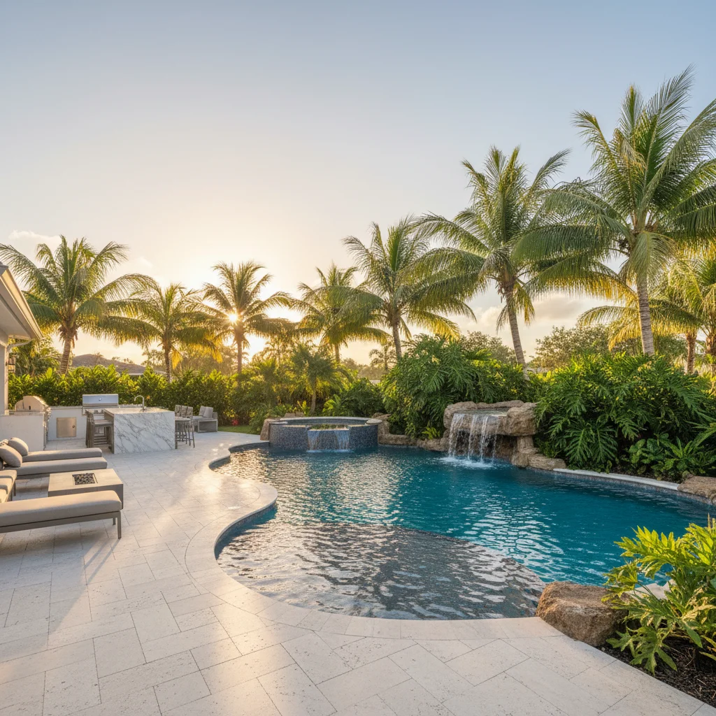 Infinity Pool Builder Lake Mary FL | Vanishing Edge Pool Design