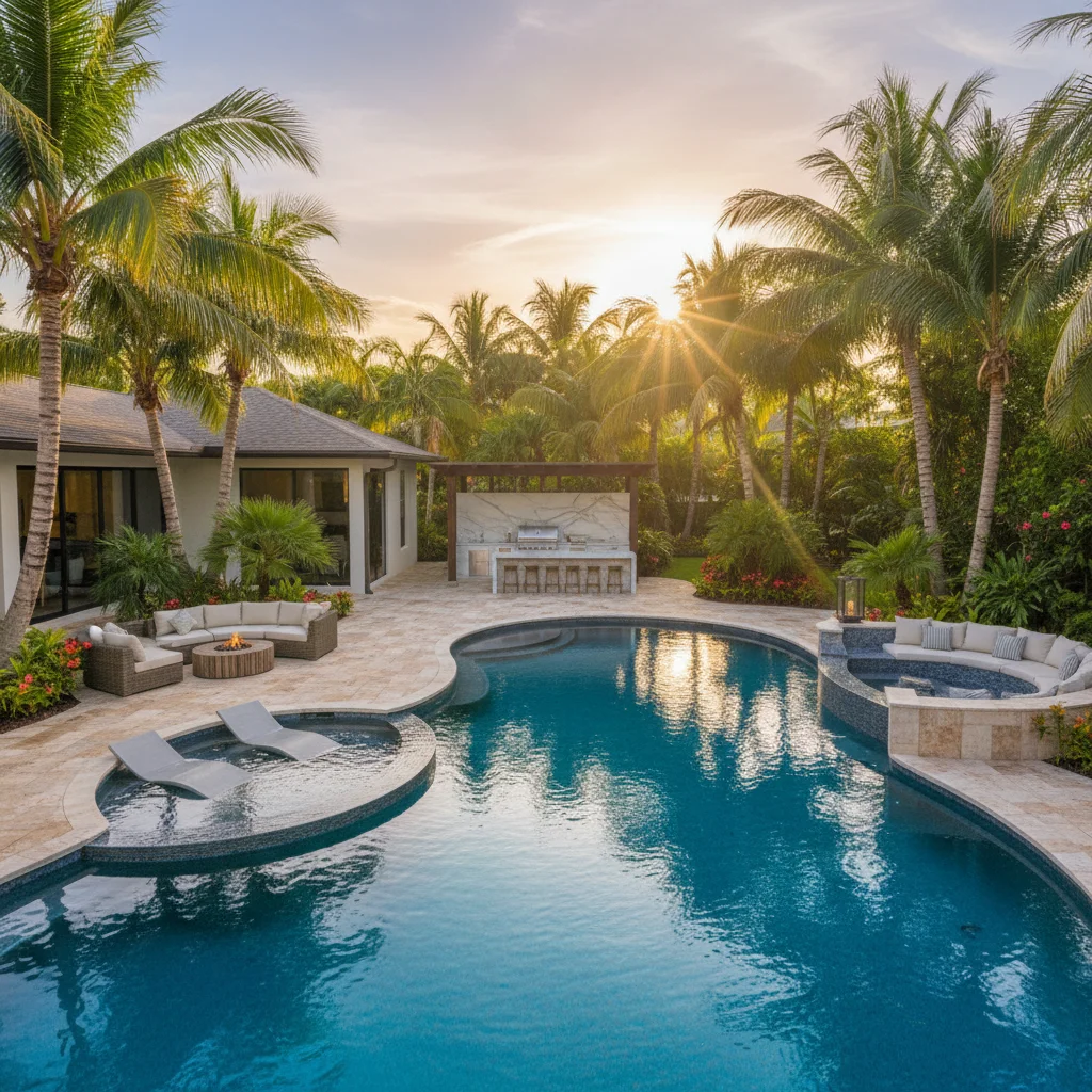 Infinity Pool Builder Lakeland FL | Vanishing Edge Pool Design