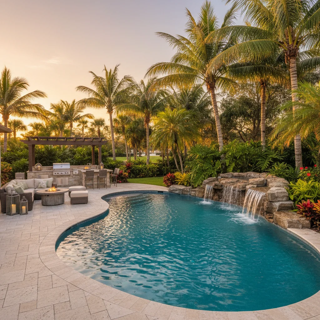 Infinity Pool Builder Melbourne FL | Vanishing Edge Pool Design