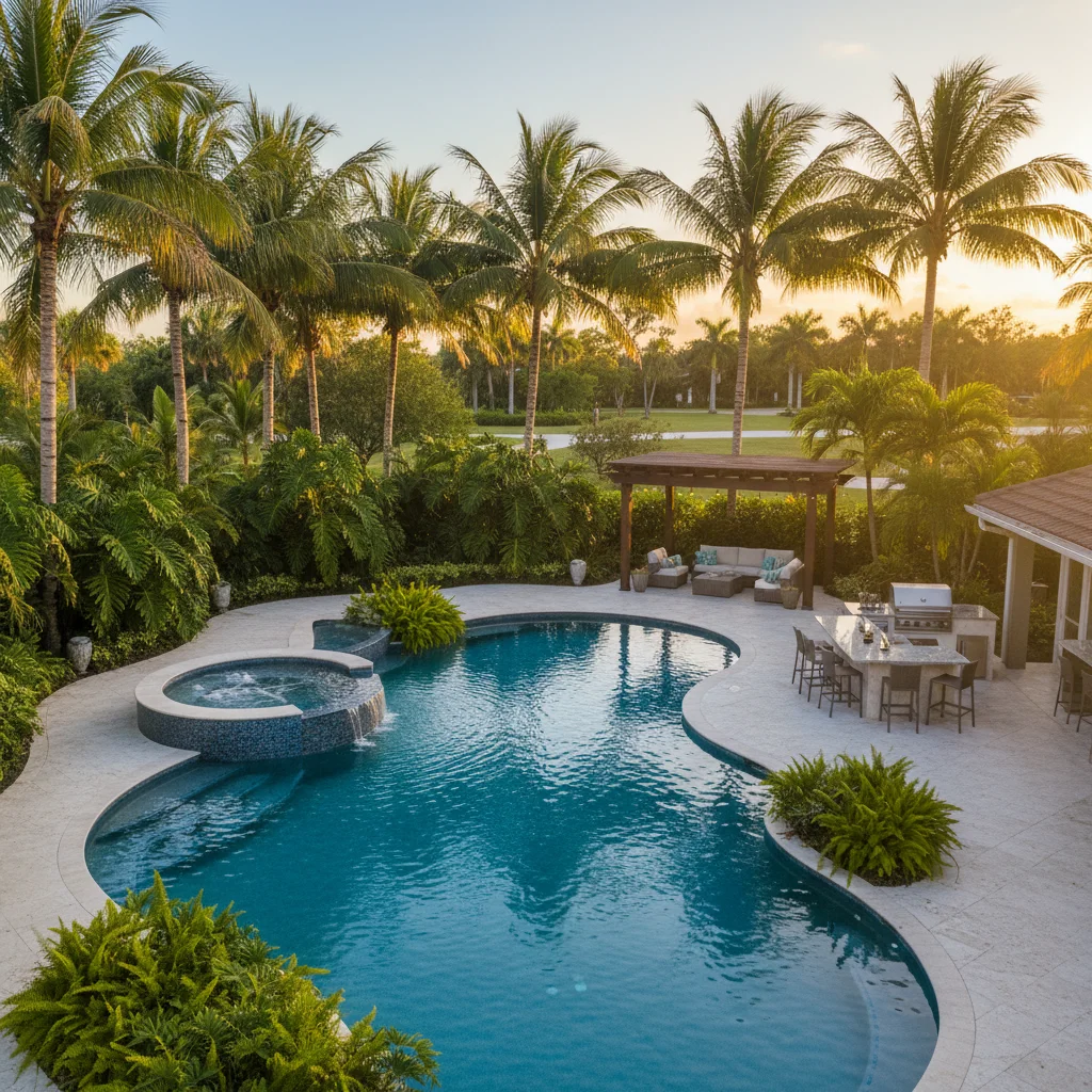 Infinity Pool Builder Merritt Island FL | Vanishing Edge Pool Design