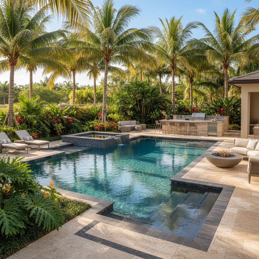 Infinity Pool Builder Orlando FL | Vanishing Edge Pool Design
