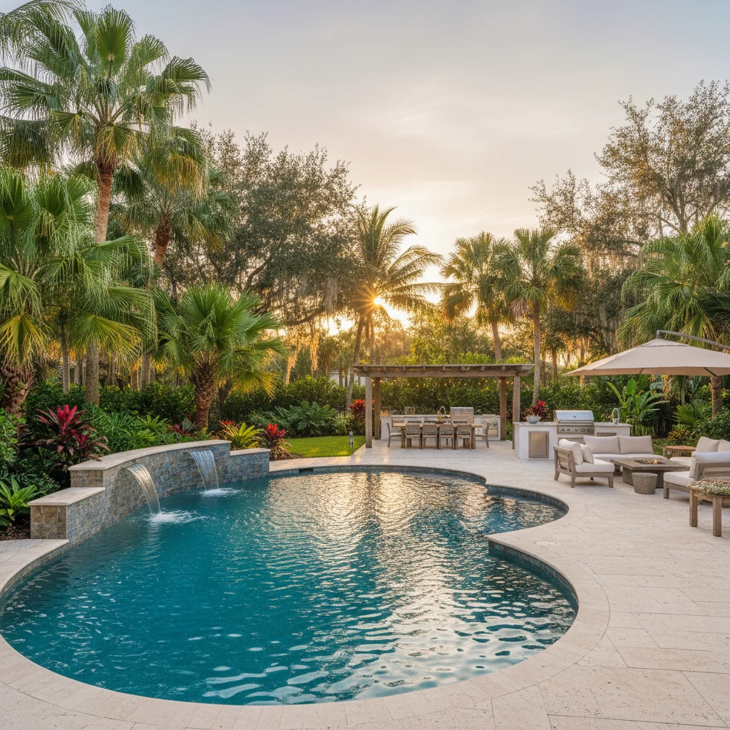 Infinity Pool Builder Oviedo FL | Vanishing Edge Pool Design