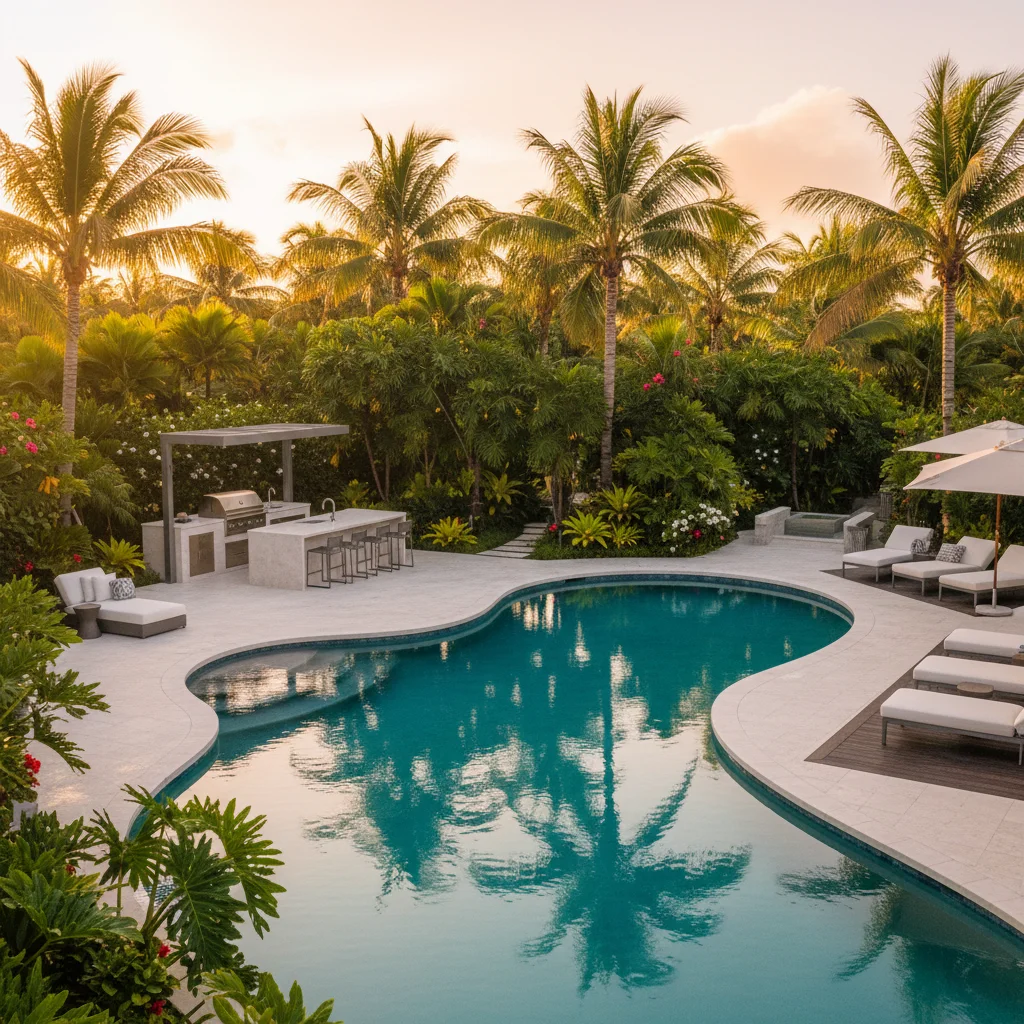 Infinity Pool Builder Poinciana FL | Vanishing Edge Pool Design