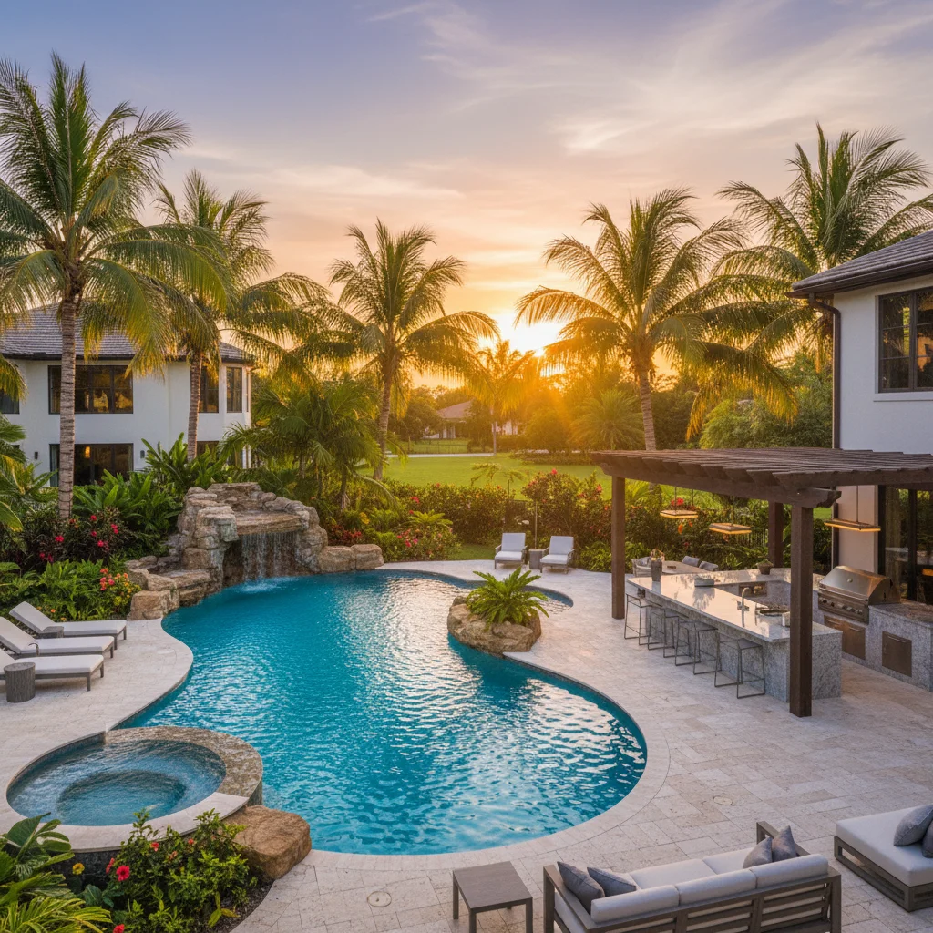 Infinity Pool Builder Port Orange FL | Vanishing Edge Pool Design