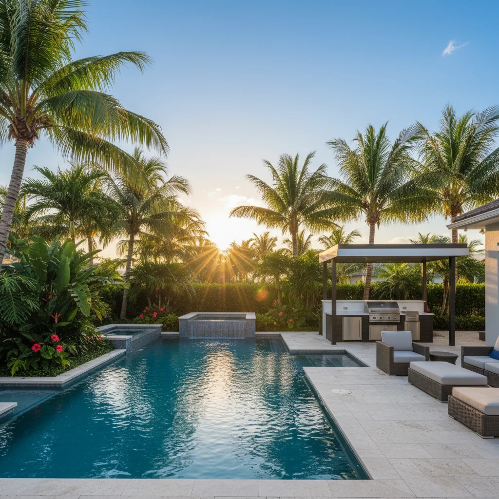 Infinity Pool Builder Rockledge FL | Vanishing Edge Pool Design