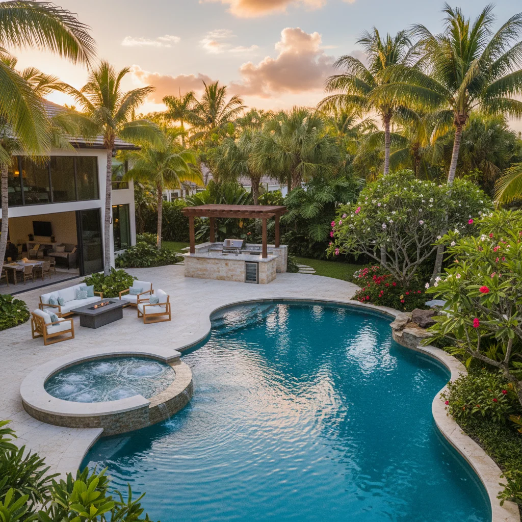 Infinity Pool Builder Tavares FL | Vanishing Edge Pool Design