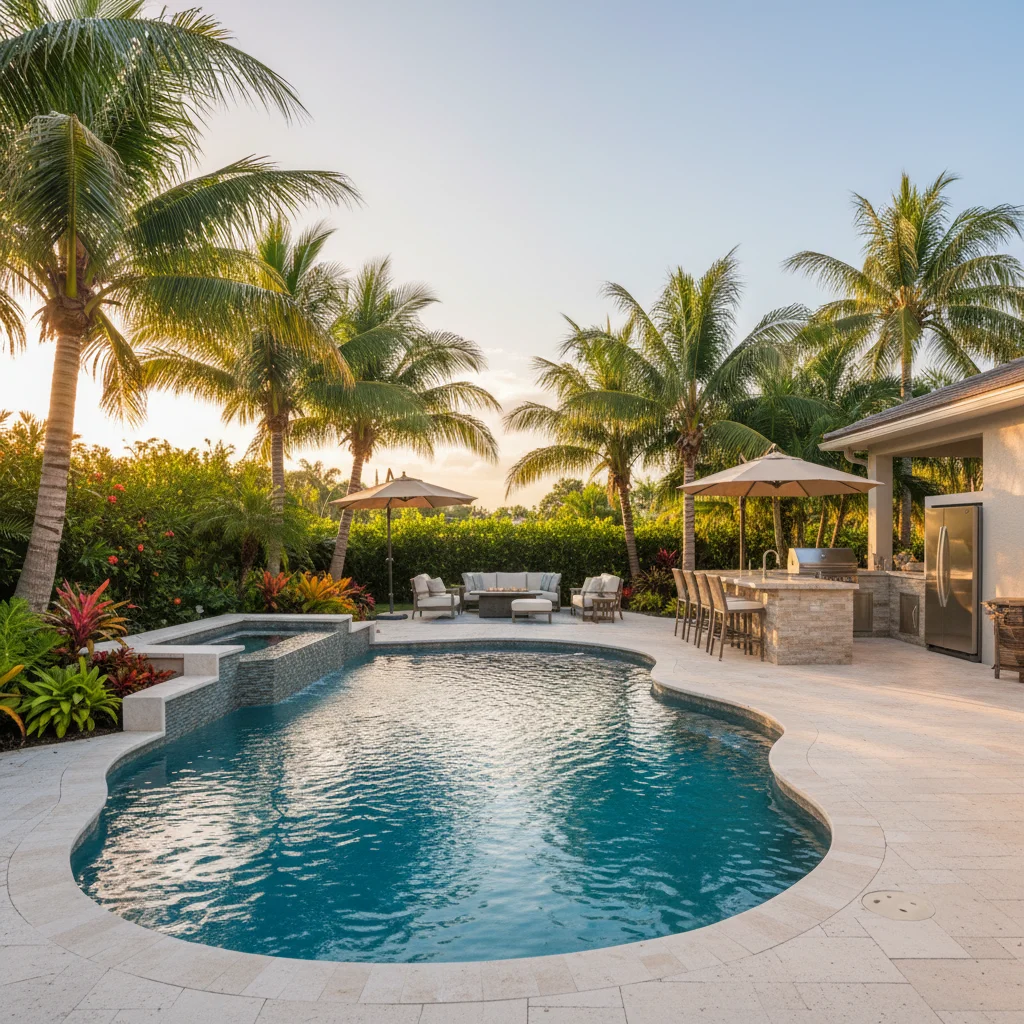 Infinity Pool Builder Winter Haven FL | Vanishing Edge Pool Design