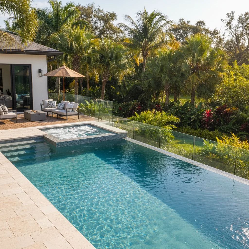 Infinity pool safety considerations for families | Aqua Custom Pools