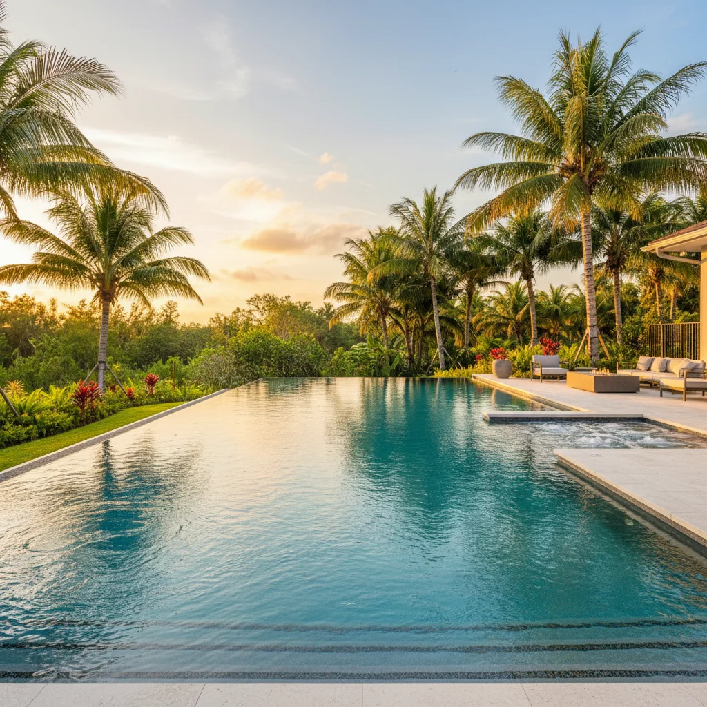 Infinity pool vs regular pool cost comparison | Aqua Custom Pools