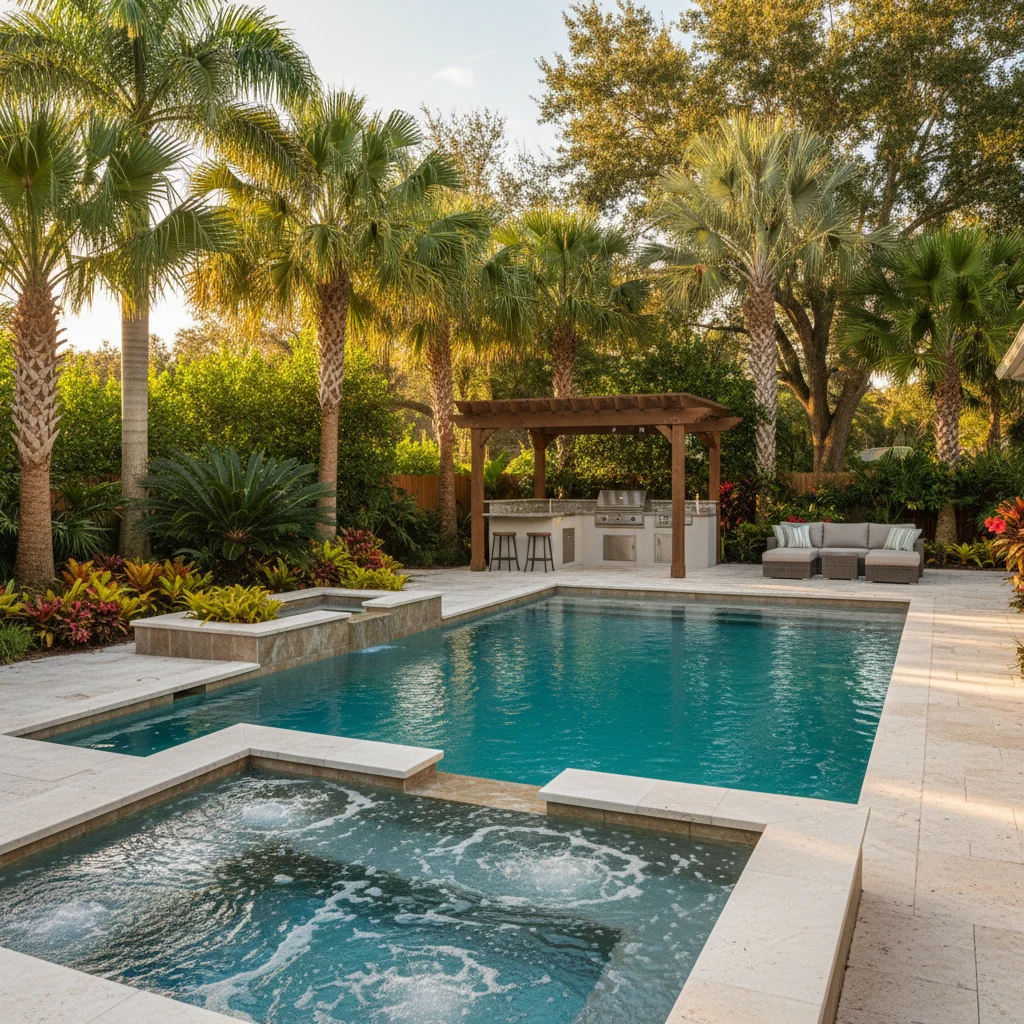 Is a saltwater pool better than chlorine in Florida | Aqua Custom Pools