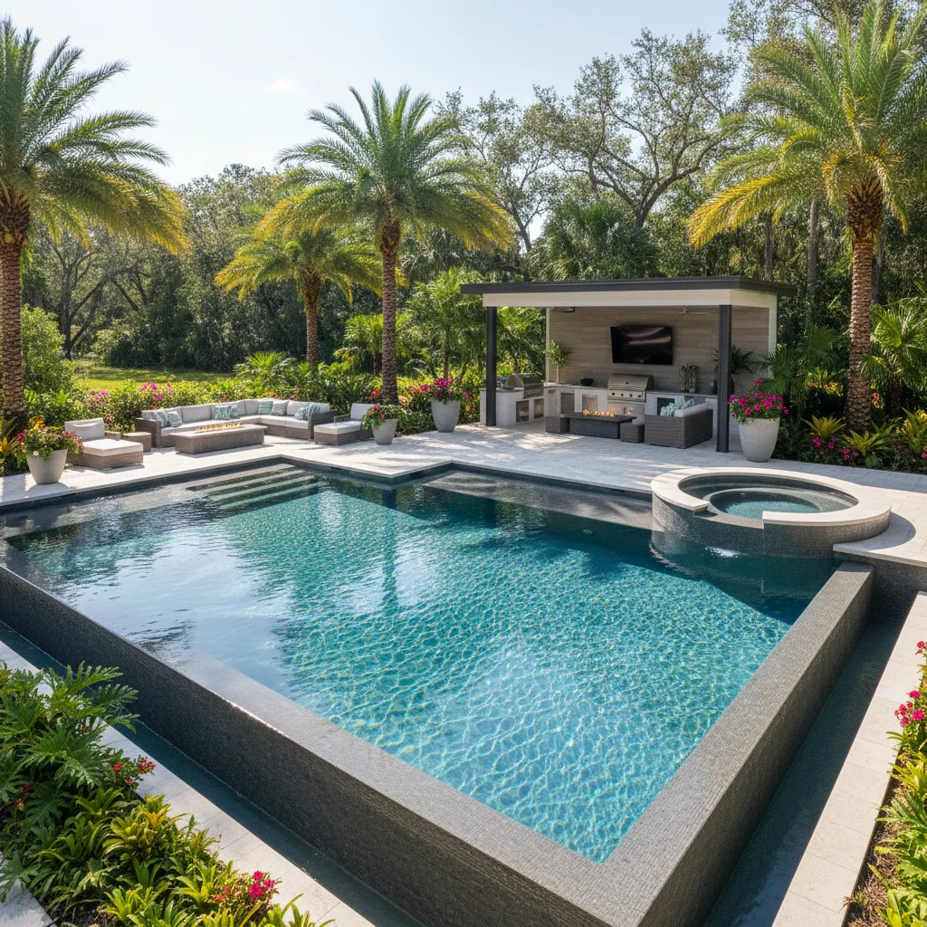 Perimeter Overflow Pool vs Infinity Edge Pool | Aqua Custom Pools