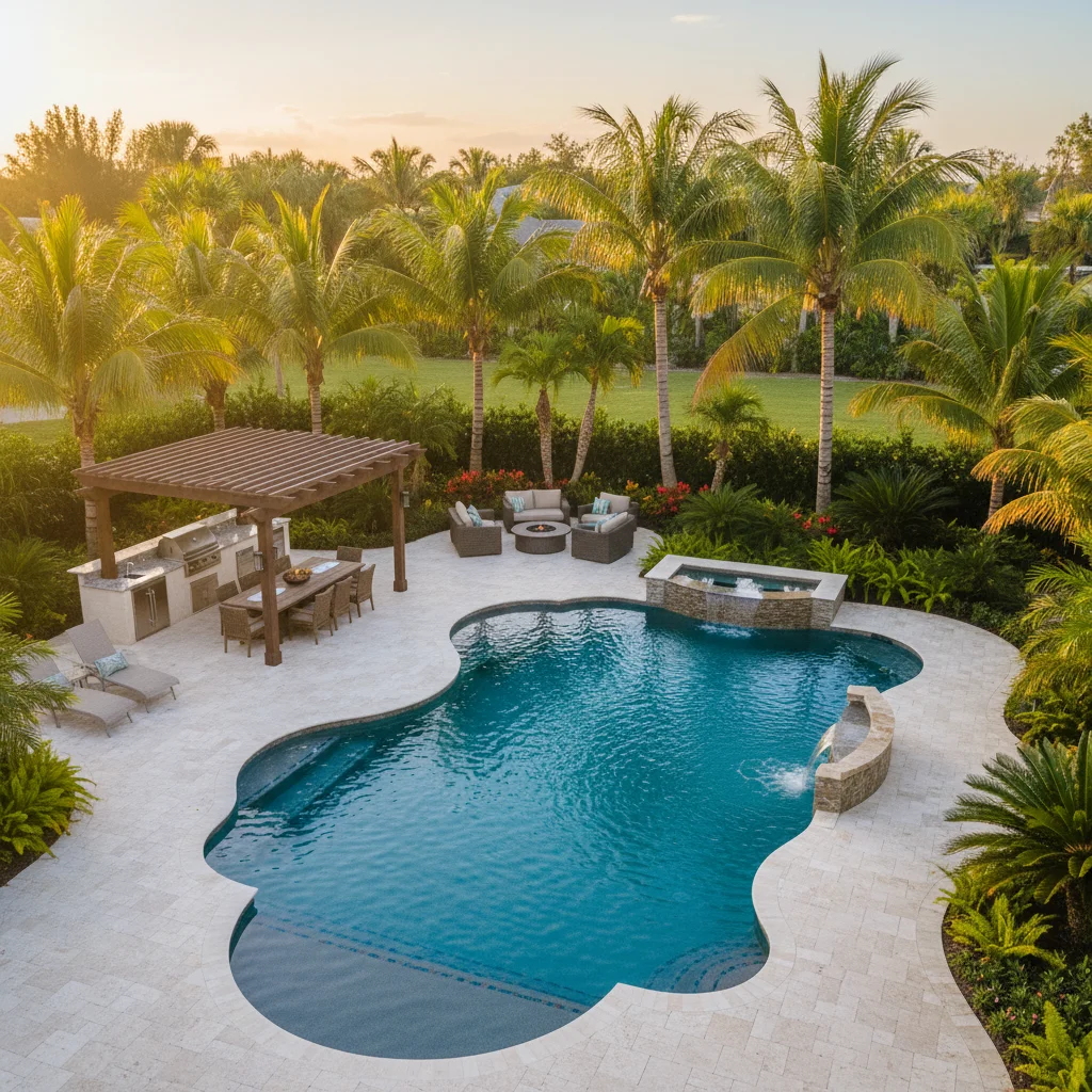 Pool Deck Contractor Campbell FL | Pool Deck Installation