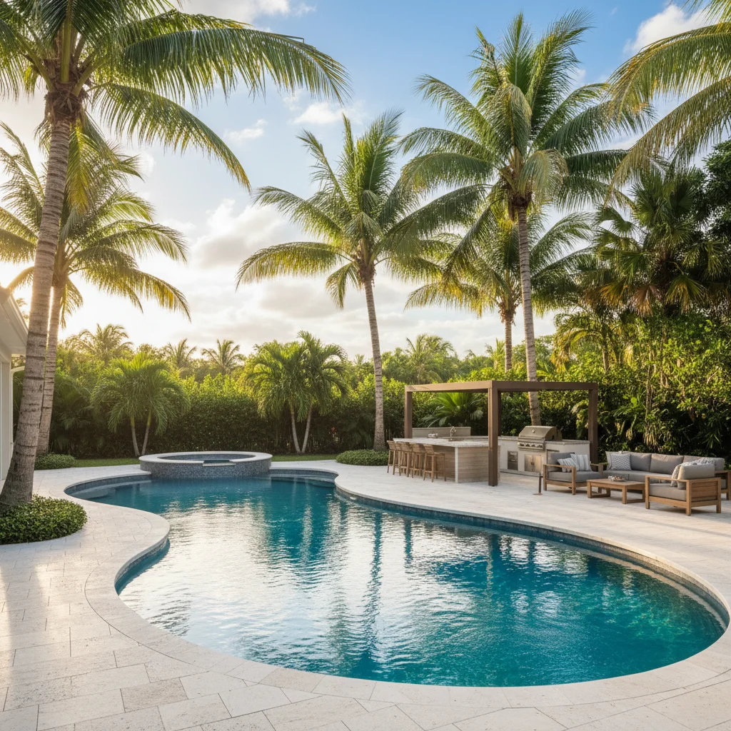 Pool Deck Contractor Palm Bay FL | Pool Deck Installation