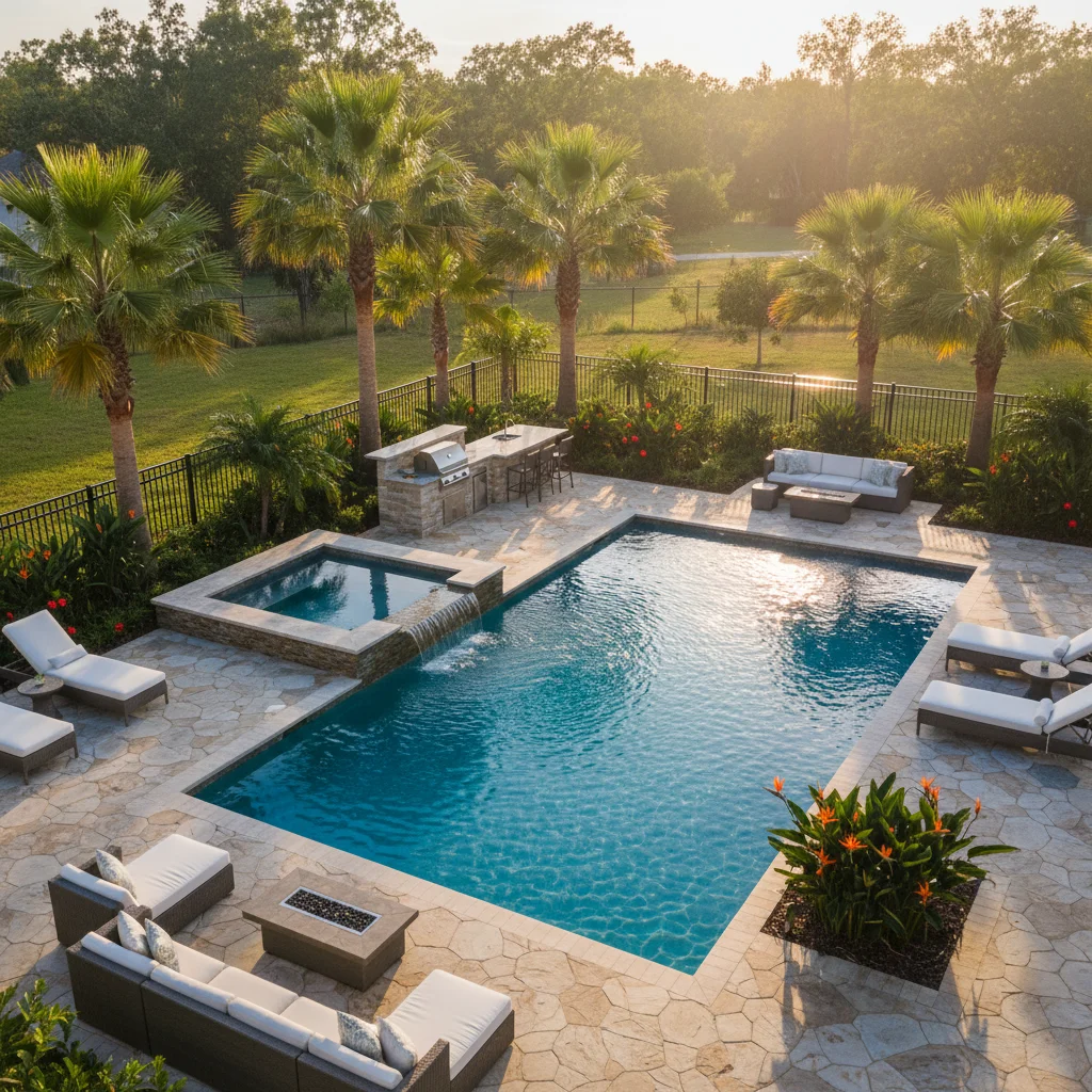 Pool Deck Contractor Volusia County FL | Pool Deck Installation