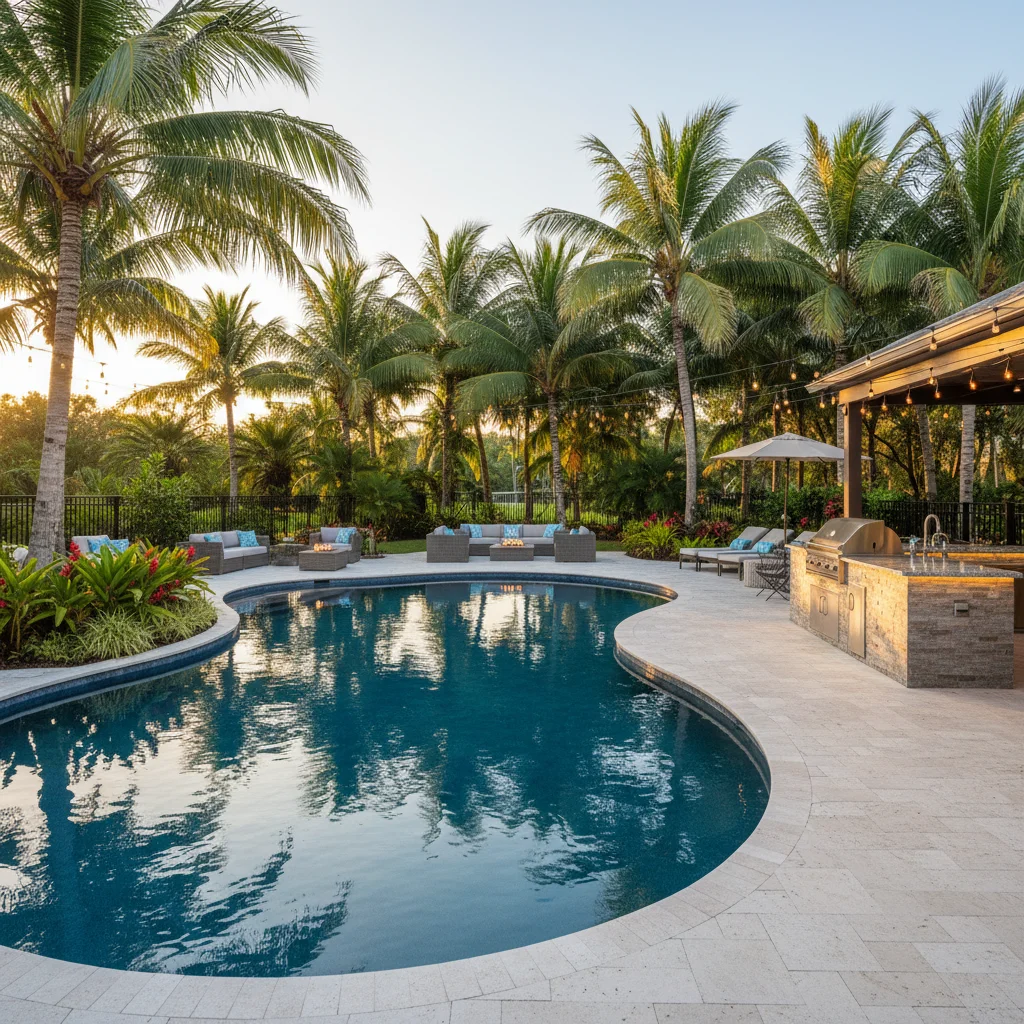 Saltwater Pool Builder Campbell FL | Saltwater Pool Installation