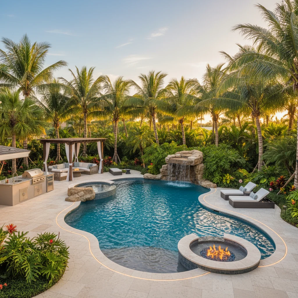 Saltwater Pool Builder Daytona Beach FL | Saltwater Pool Installation