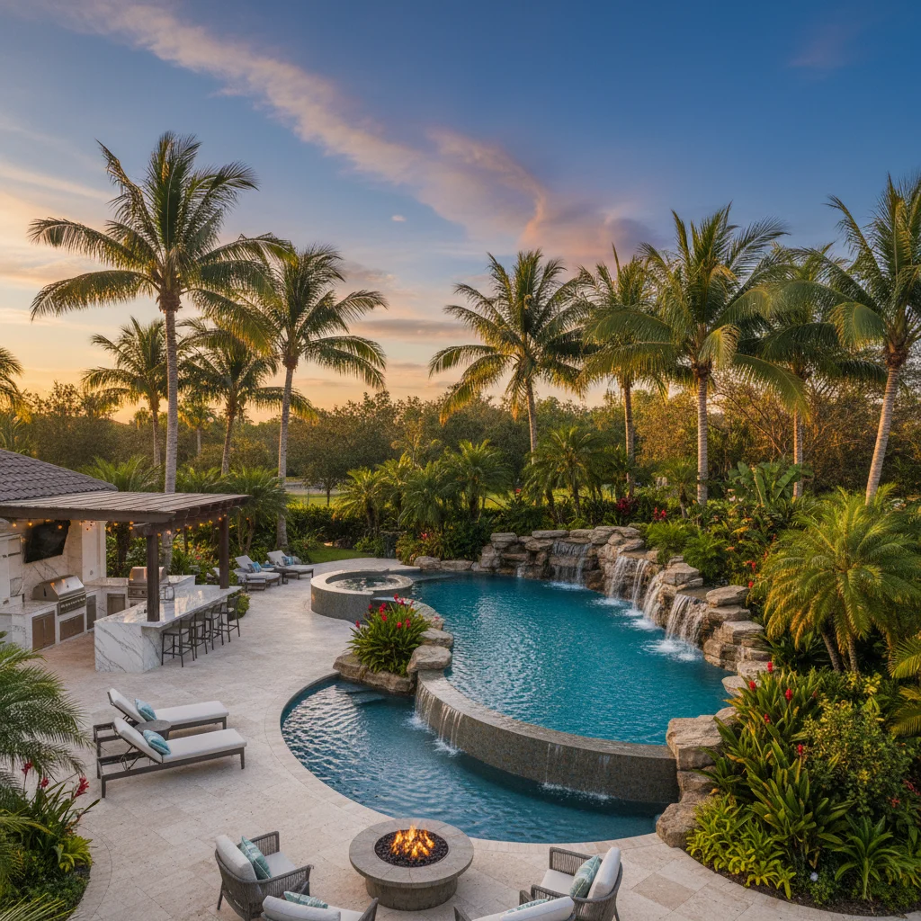 Saltwater Pool Builder Deltona FL | Saltwater Pool Installation