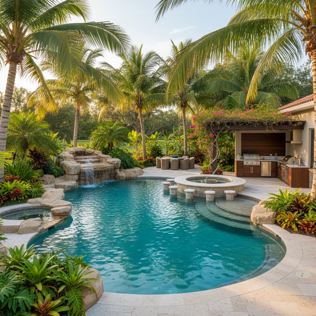 Saltwater Pool Builder Eustis FL | Saltwater Pool Installation