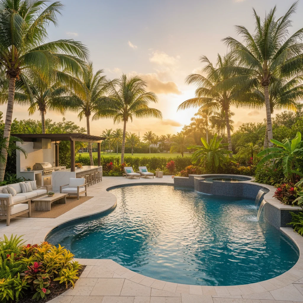 Saltwater Pool Builder Melbourne FL | Saltwater Pool Installation