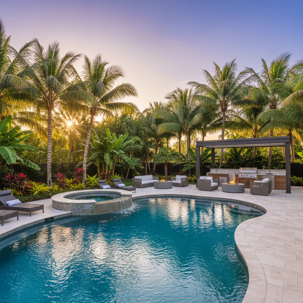 Saltwater Pool Builder Minneola FL | Saltwater Pool Installation