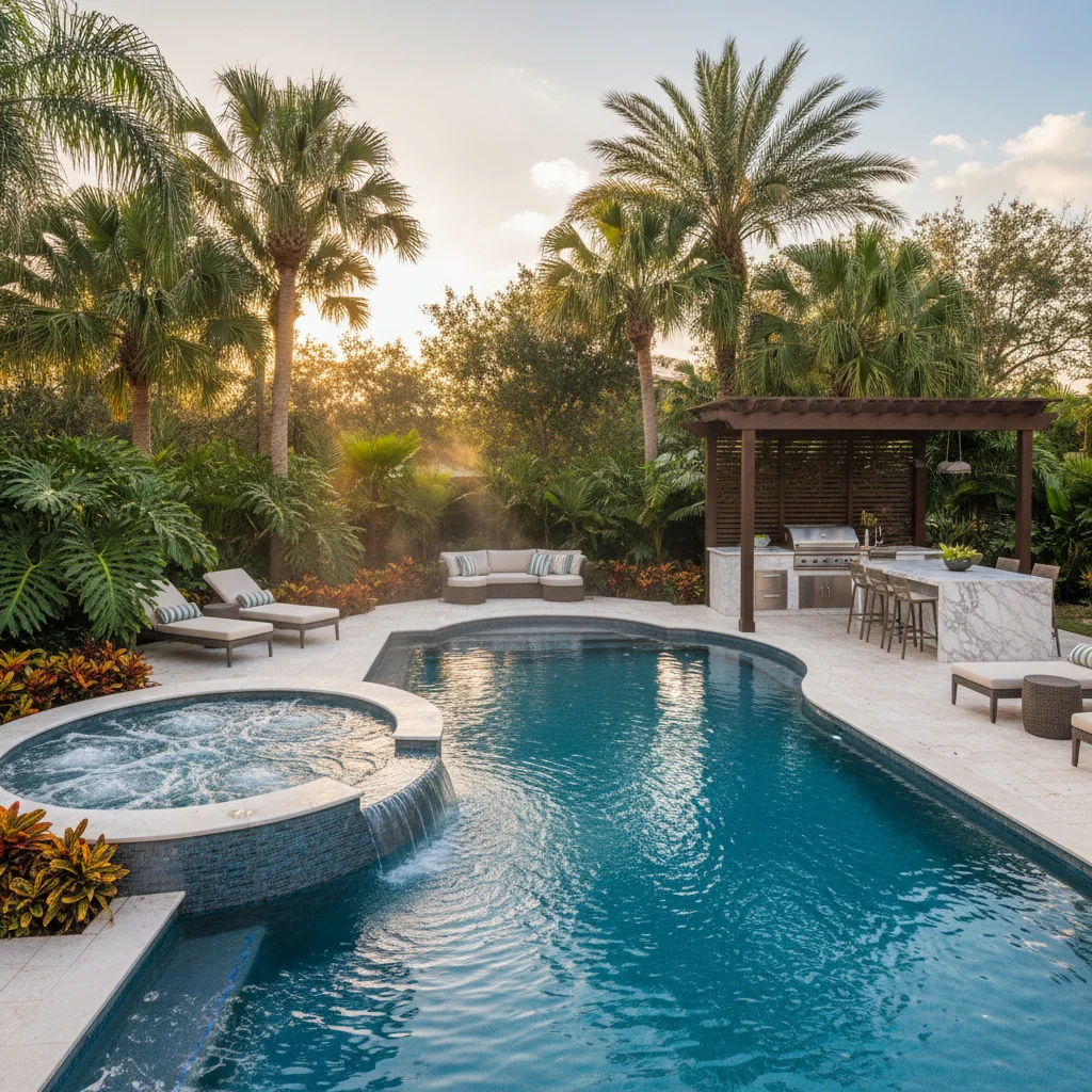 Saltwater Pool Builder Orange County FL | Saltwater Pool Installation