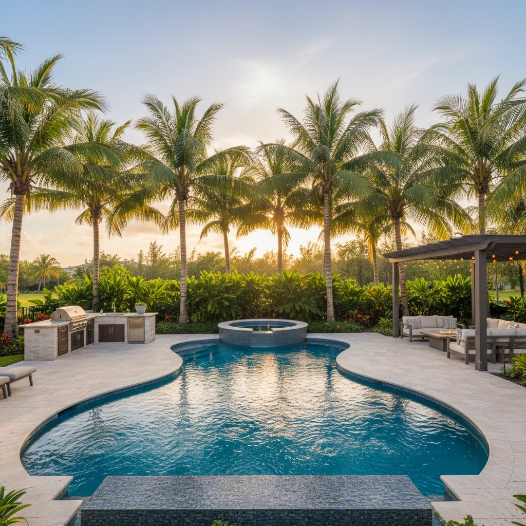 Saltwater Pool Builder Ormond Beach FL | Saltwater Pool Installation