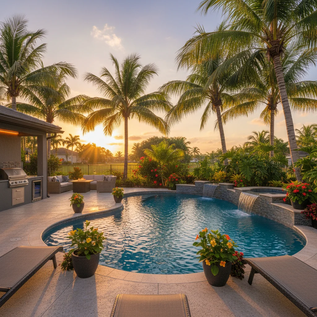 Saltwater Pool Builder Palm Bay FL | Saltwater Pool Installation