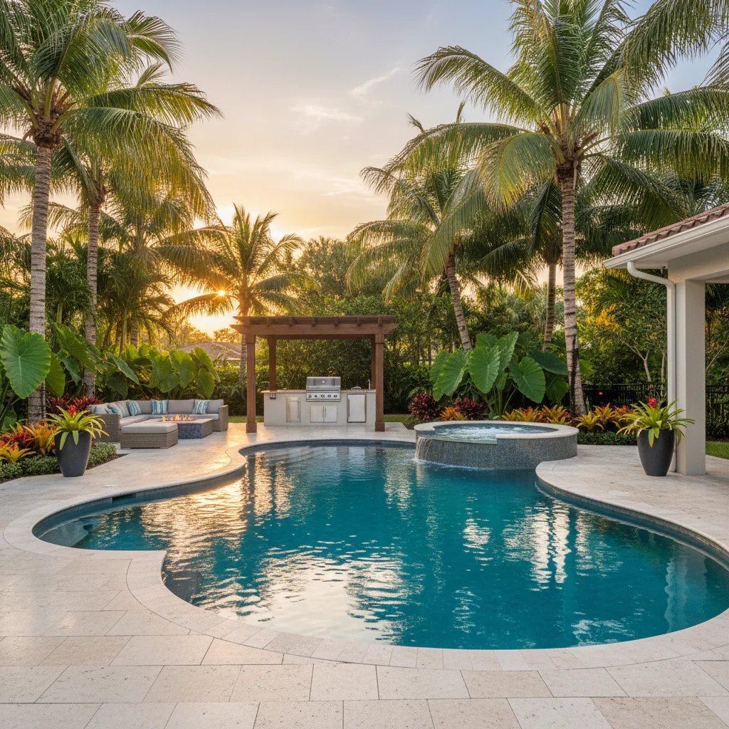 Saltwater Pool Builder Port Orange FL | Saltwater Pool Installation