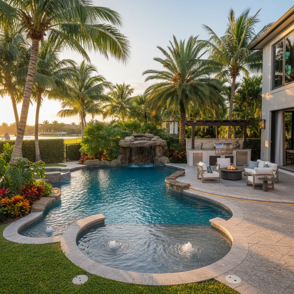 Spa Builder Davenport FL | Custom Spa Construction