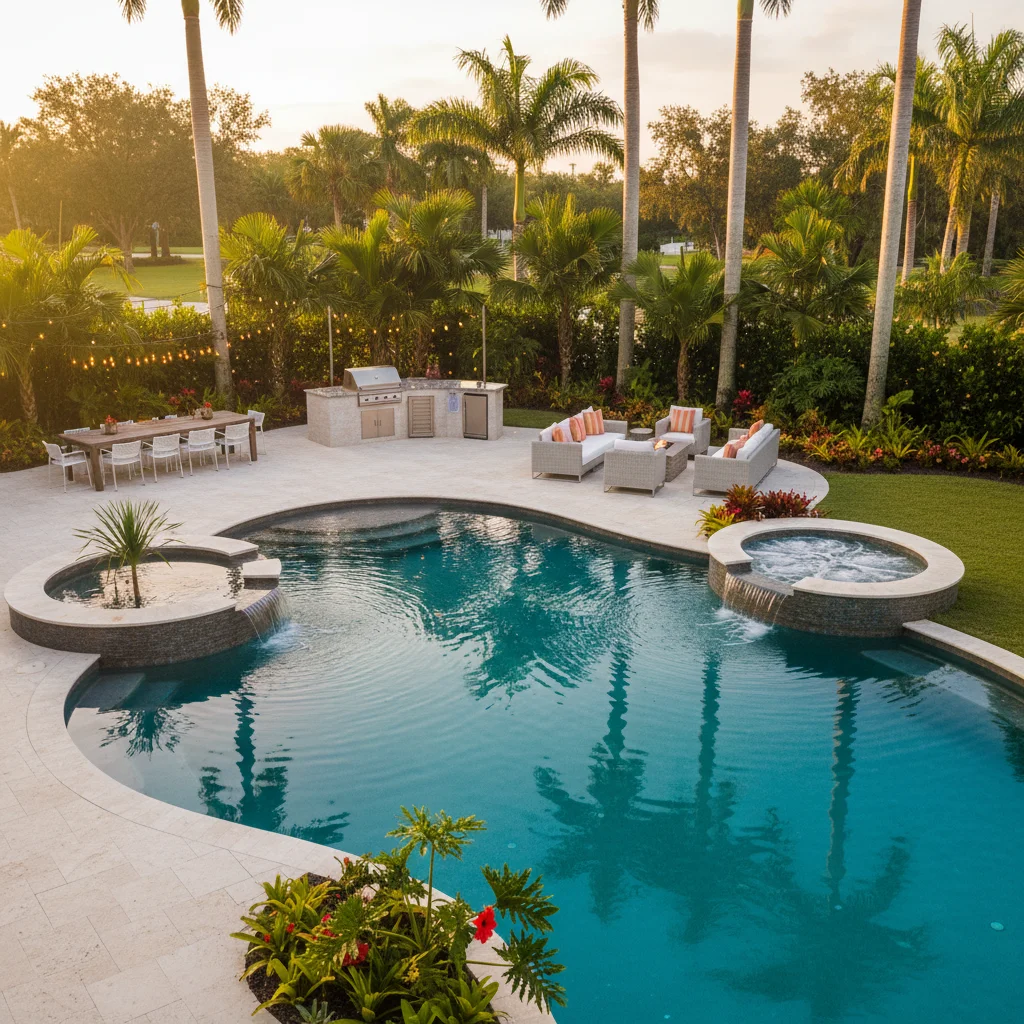 Spa Builder Palm Bay FL | Custom Spa Construction