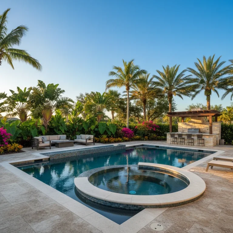 What are the stages of pool construction