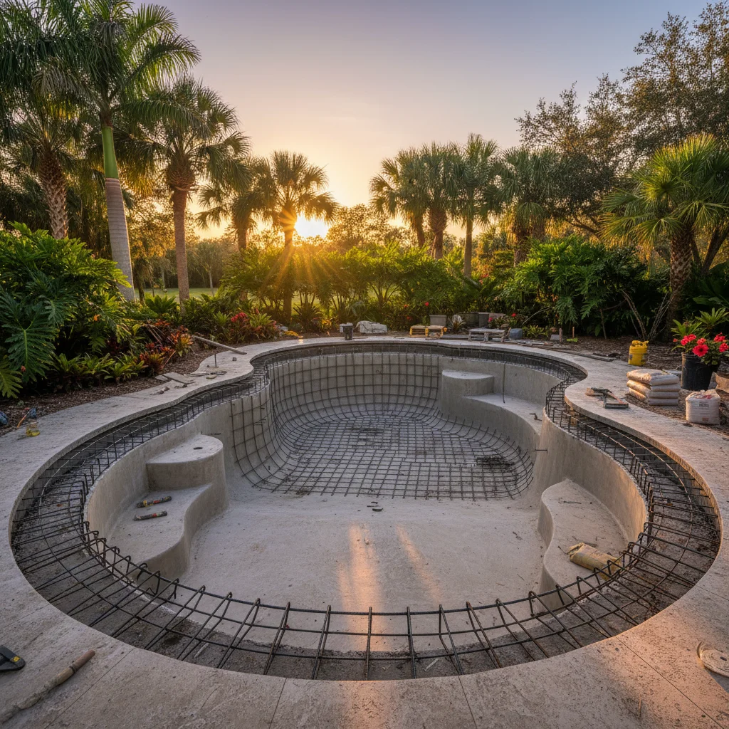 What is a Pool Shell and How Is It Built | Aqua Custom Pools